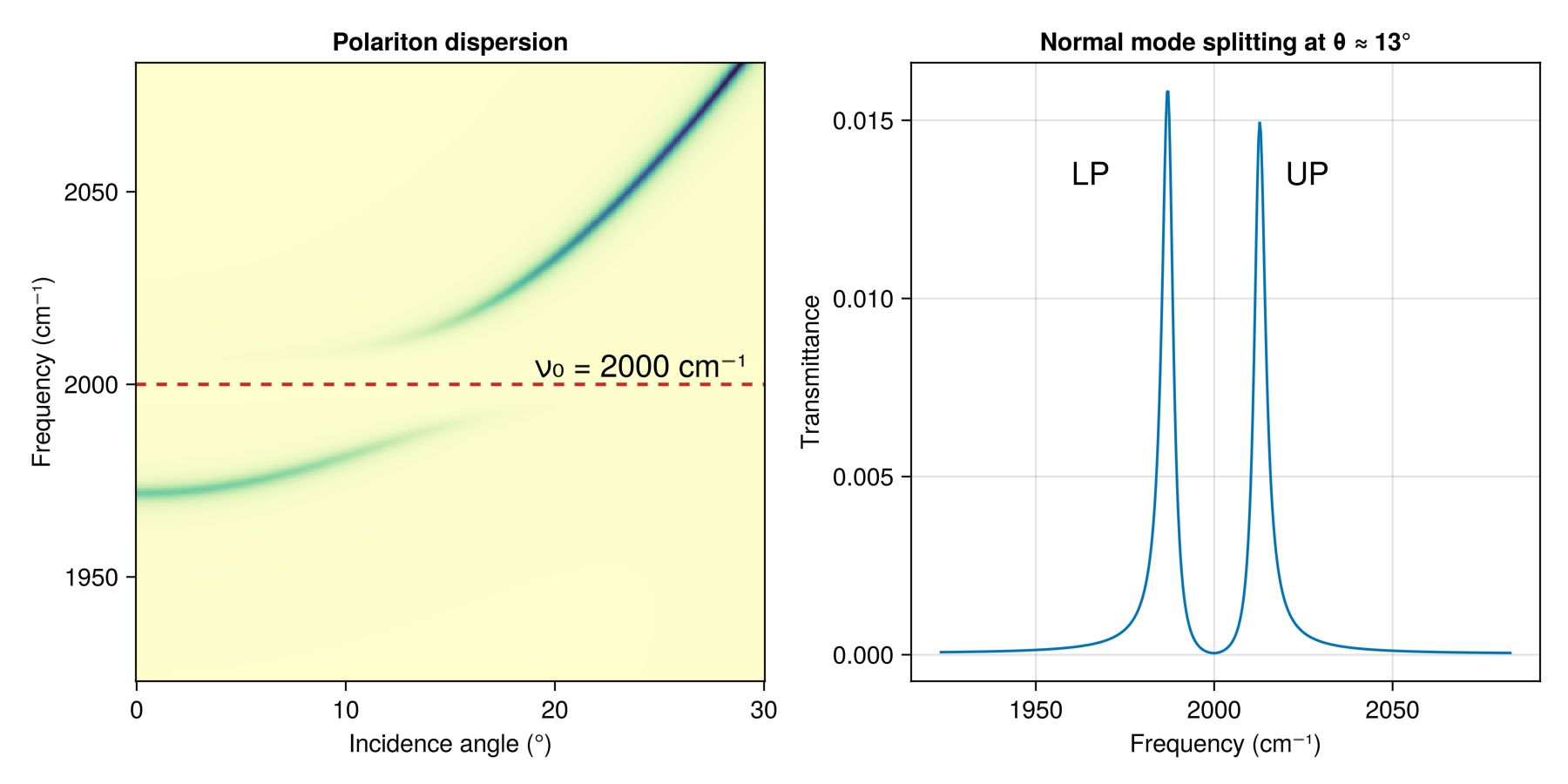 polariton dispersion